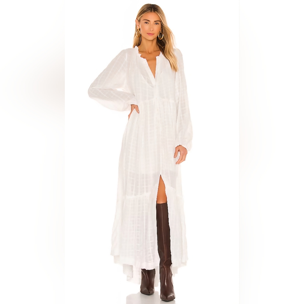 Free People Edie Maxi dress in White